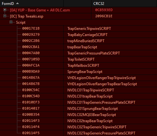 Trap Tweaks conflict with YUP